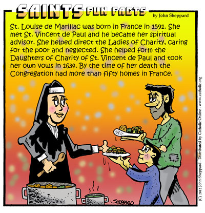 St. Louise de Marillac Fun Fact Image