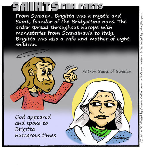 St. Bridget of Sweden Fun Fact Image