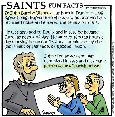 St. John Vianney Fun Fact Image