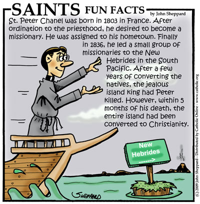 St. Peter Chanel Fun Fact Image